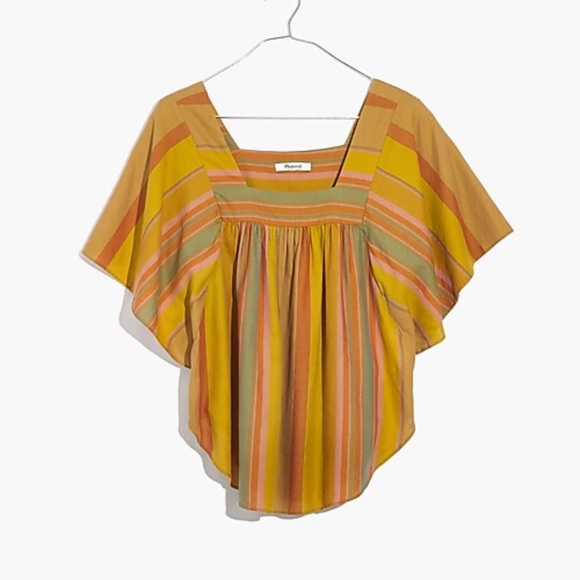 Madewell striped butterfly top sz xl - Picture 2 of 4